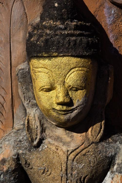 Buddha image, Kakku Pagodas, Taunggyi, Myanmar