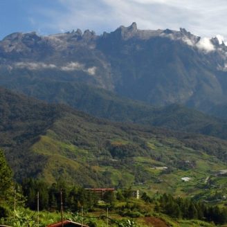 Mount Kinabalu view from Kundasan