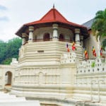 Temple of the Sacred Tooth Relic at Kandy, Sri Lanka.