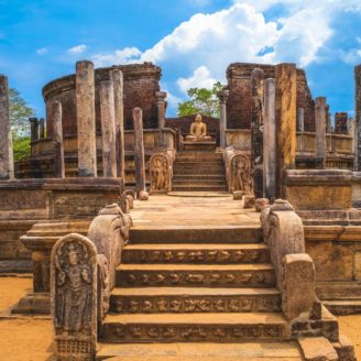 AdobeStock_293028690 Sacred Quadrangle at Polonnaruwa Ancient city