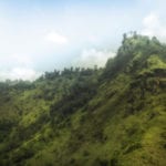 Green mountain trees scenery landscape little Adam’s Peak in Asia Sri Lanka Ella surroundings