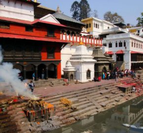 Kathmandu At Pashupatinah temple Nepal